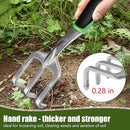 Garden Hand Tools Set,3PCS Aluminum Heavy Duty Gardening Tool Set,Weeding Tools Gardening,Soil Scoop,Hand Rake,Weeder,Non-Slip Rubber Grip, Ideal for transplanting, Weeding, Digging and Planting by GreenHaven Gardens
