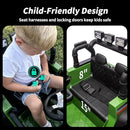 4WD Kids Ride on Car Truck, 12V 7Ah Kids Electric Vehicles Car Ride on Toy w/Remote Control - Army Green by TinyTreasures Baby Boutique