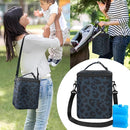 Breastmilk Cooler Bag with Ice Pack Fits 4 Bottles Up To 9 Ounce Insulated Breast Milk Cooler on the Go with Strap Baby Bottle Cooler Bag for Nursing Mom Daycare or Travel by TinyTreasures Baby Boutique