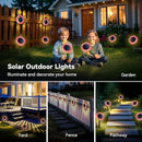 Hogni Solar Pathway Lights - 2 Pack LED Sunflower Garden Light, Waterproof Outdoor Decor for Wall, Lawn, Yard, Walkway, Patio, Landscape by GreenHaven Gardens