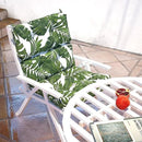 LVTXIII Outdoor Seat/Back Chair Cushion Patio Tufted High Back Cushion, Seasonal Replacement Rocking Chair Cushion with Ties (22” W x 20D”, Set of 2, Palm Green) by GreenHaven Gardens