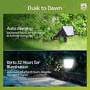 Philips 6 Packs Solar Spot Lights Outdoor Waterproof, 28 LED 7500K Solar Powered Landscape Pathway Lights, Dusk to Dawn Solar Spotlights for Garden, Yard, Lawn, Walkway, Driveway by CozyNest Decor