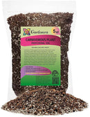 Professional Carnivorous Plant Soil - Ready to Use for Venus Flytraps, Sundews, Pitcher Plants, Butterworts | Peat Moss, Coco Coir, Perlite - 5 Quart Bag by GreenHaven Gardens