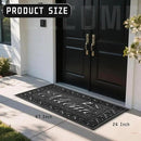 Yimobra Welcome Mat, Heavy Duty Sturdy Door Mats for Home Entrance Outdoor Indoor, Front Doormat for Outside Patio Floor Entry Porch Garage Office, Waterproof, Low Profile, 47 x 24, Black by CozyNest Decor