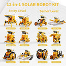 Lucky Doug 12-in-1 STEM Solar Robot Kit Toys Gifts for 8 9 10 11 12 13 Year Old Kids Boys Girls, Robot Building Education Science STEM Project Toys Kit Gifts for Kids Boys, Solar Powered by The Sun by TinyTreasures Baby Boutique