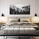 Black and White Canvas Wall Art for Office,Forest Wall Art for Bedroom Above Bed 24 x 48 Inch by CozyNest Decor