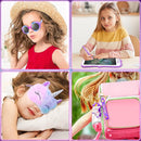 Unicorns Gifts for Girls Kids Toys 3 4 5 6 7 8 9 10 Years Old with LCD Writing Tablet/Glowing Blanket/Unicorn Bracelet/Eye Mask/Crossbody Bag/ 12PCS Purple Teen Girl Birthday Christmas Unicorn Toy by TinyTreasures Baby Boutique