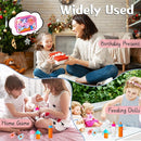 12 Pcs Baby Doll Accessories Magic Bottle set,Pretend Play Feeding Toy Set with Package,Doll Feeding Set for Kids Girls,Magic Disappearing Juice Milk Bottles,Sippy Cups,Pacifiers,Bowl Spoons by TinyTreasures Baby Boutique