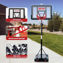 IGL Portable Basketball Hoop, 5.6-10FT Adjustable Basketball Goal System, 44 Inch Outdoor Basketball Hoop & Goals for Kids, Youth, and Adults in The Backyard, Driveway with PC Backboard by TinyTreasures Baby Boutique