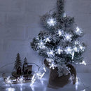 Brightown Solar Christmas Snowflake String Lights 2-Pack 100 LED 66FT Outdoor Waterproof Fairy Lights with 8 Lighting Modes for Wedding, Party, Tree, Room, Garden, Patio, Yard, Home(Pure White) by GreenHaven Gardens