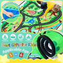 Kids Rug, Car Carpet for Kids' Toy Cars, 6x9 Ft Dinosaur Rug, Dino Safari Road Mat for Playroom, Educational Learning & Game Area Baby Play Mat Carpet for Children by CozyNest Decor