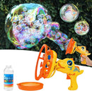 Bubble Gun Bubble Machine Dinosaur Bubble Blower Toy for Kids and Toddlers Bubble in Bubble Gun Party Favors Birthday Christmas Easter Gift for 3 4 5 6 7 8 9 Years Old Boys and Girls (Yellow) by TinyTreasures Baby Boutique