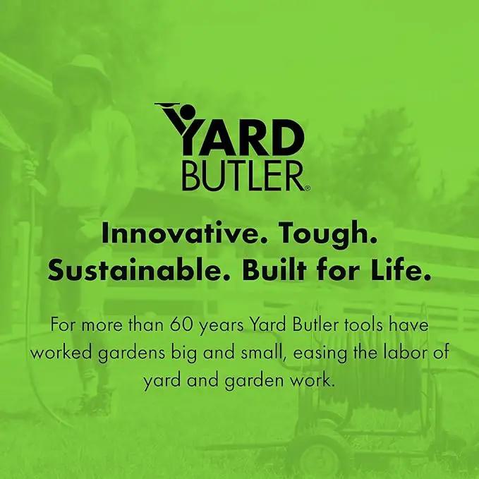 Yard Butler Hose Reel Cart - Heavy Duty Metal with Wheels for Gardens, Lawns, and Outdoor Use, 400 ft, photo 7 of 7