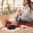 CERBONNY Small Cooler Bag Freezable Lunch for Work School Travel,Leak-proof Bag,Small Insulated For Kids/Adults,Freezer Bags,Freezable Snack Bag,Mini Fit Yogurt Black by TinyTreasures Baby Boutique