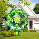 St Patricks Day Metal Wind Spinners St. Patrick's Hanging Gifts for Women Mom Grandma,12inch Wind Spinner for Home Party Ornament Spring Outdoor & Indoor Decorations by GreenHaven Gardens
