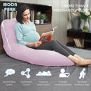 MOON PARK Pregnancy Pillows for Sleeping - U Shaped Full Body Maternity Pillow with Removable Cover - Support for Back, Legs, Belly, HIPS - 57 Inch - Purple - Cooling Cover by TinyTreasures Baby Boutique
