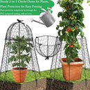 Plant Protector Chicken Wire Cloche 8 PCS, Plant Protectors from Animals, 18.7×12 Inch Large Garden Cloches for Plants, Sturdy 2-in-1 Cloche Dome for Plants, Plant Protectors for Easy Pruning by GreenHaven Gardens