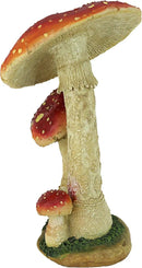 Design Toscano Mystic Forest Mushroom Statue: Red by GreenHaven Gardens