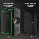 MELONFARM 4x4 Grow Tent, 48"x48"x80'' High Reflective 600D Diamond Mylar Canvas with Observation Window and Floor Tray for Hydroponic Indoor Plant Growing by GreenHaven Gardens