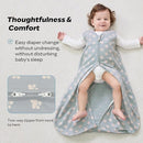 JELLYMONI Baby Sleep Sack 0-6 Months Wearable Blanket for Baby, 100% Cotton 2 Pack Infant Toddler Sleeping Sack Lightweight Soft 2-Way Zipper Sleepsack by TinyTreasures Baby Boutique