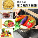 Norme 5 Quart Stainless Steel Gold Colander and 3 Pcs Gold Fine Mesh Strainer, Stainless Steel Pasta Rice Food Metal Strainer with Handles, Easy Clean and Dishwasher Safe by CozyNest Decor