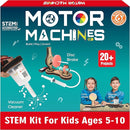 Butterfly EduFields 20in1 Motor Machines STEM Projects Kit for Kids Age Ages 5-7 6-8 8-10 | STEM Toys for Kids 5 6 7 8 9 10 Year Old | Robotics & Engineering Toys | Gift for 6 7 8 9 10 Year Old by TinyTreasures Baby Boutique