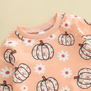 0-4T Toddler Boy Girl Halloween Outfit Fall Clothes Ghost Long Sleeve Sweatshirt Top Pants Baby Halloween Clothes by TinyTreasures Baby Boutique
