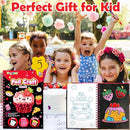 FUNNYB&G Foil Art Craft Activity for Kids - Gift for Girls Crafts for Kids Fun Art Supplies DIY Creative Travel Toy, Birthday Gift Party Favor Toys for Girls Boys 4 5 6 7 8 9 Years Old (Food) by TinyTreasures Baby Boutique