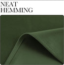 NICETOWN Room Darkening Dark Green Curtains for Windows, Grommet Thermal Drapes Window Treatments Sound Reducing for Bedroom/Living Room, W52 x L84, 2 Panels by TinyTreasures Baby Boutique