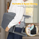Hook On High Chair: Portable Fast Table Chair with Storage Bag, Clip on High Chairs for Babies and Toddlers, Foldable Baby Feeding Chair with Removable Seat for Home and Travel -Grey by TinyTreasures Baby Boutique