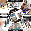 Zocelight A1(35.4''x 23.6'') Large Rechargeable Light Pad for Diamond Painting,6 Levels & Stepless Dimming Light Box for Tracing,3-Color Modes Light Board,Built-in 6000mAh Battery Light Table for Art by TinyTreasures Baby Boutique