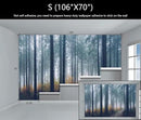 WFBHUA-Dark Forest Tree Wallpaper Mural Nursery Woodland Natural Landscapes Wall Murals for Bedroom Living Room(Not Peel and Stick) by CozyNest Decor