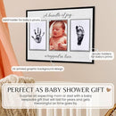Inkless Hand and Footprint Kit, Baby Keepsake Plaque & Baby Shower Gifts - Ideal as Mom To Be Gift, Nursery Picture Frames, Clean Touch Hand and Footprint Kit (Style 2 - Design 4) by TinyTreasures Baby Boutique