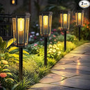 Solar Pathway Lights, Upgraded Solar Bright LED Path Lights, Outdoor Waterproof Garden Landscape Lighting with 2 Lighting Modes & Auto On/Off, for Yard, Landscape, Patio, Lawn, Path, Walkway, Driveway by CozyNest Decor