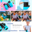 Kids Binoculars Best Gifts for 3-12 Years Boys Girls High-Resolution Optics Shockproof Mini Compact Binocuolar Toys Folding Small Telescope for Bird Watching Camping Outdoor Play by TinyTreasures Baby Boutique