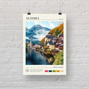 StudioUBILA Austria Wall Art Poster, Decorative Cityscape Landscape Art Prints, Home Decor Wall Art Print for Bedroom Living Room Kitchen Decorations, Unframed by CozyNest Decor