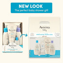 Aveeno Baby Welcome Little One Gift Set, Baby Skincare Set with Nourishing Baby Body Wash & Shampoo, Calming Bath Wash, All Over Baby Wipes, Daily Moisturizing Lotion, & Baby Balm, 5 Items by TinyTreasures Baby Boutique
