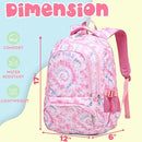 BLUEFAIRY Kids Backpack for Girls Elementary Primary Middle School Bags for Aged 8-10 for Teens Childs Bookbags Back to School Book Bags Gifts Mochilas para Niñas de 6 7 8 9 10 Años Tie-dye Pink by TinyTreasures Baby Boutique