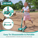 Gotrax KS1 Kids Kick Scooter, LED Lighted Wheels and 3 Adjustable Height Handlebars, Lean-to-Steer & Widen Anti-Slip Deck, 3 Wheel Scooter for Boys & Girls Ages 2-8 and up to 110 Lbs by TinyTreasures Baby Boutique