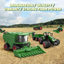 Remote Control Combine Harvester Tractor Toy with Corn Head, RC Tractor Toys for Kids 3+, Light/Spray/Sound/1/24 Scale, Farm Toy Combine Harvester for Kids, Christmas Birthday Gift 2025 by GreenHaven Gardens