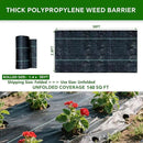 Weed Barrier Landscape Fabric Heavy Duty,3.2 OZ Premium Garden Weed Blocker Fabric for Weed Control, Plastic Ground Cover with Woven Weed Cloth,Durable Landscaping Fabric (2.8 X 50FT)