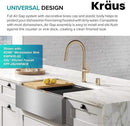 KRAUS Dishwasher Air Gap in Spot Free Antique Champagne Bronze, KAG-1SFACB by CozyNest Decor