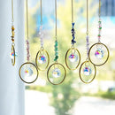 7PCS Crystal Suncatchers Rainbow Maker Healing Crystals for Window Prism Balls Indoor Outdoor Hanging Ornament Pendant Decor for Home, Garden, Wedding, Christmas by GreenHaven Gardens