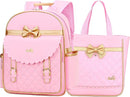 Gazigo Children Princess Waterproof PU Backpack for Girls Elementary School Girl Bookbags by TinyTreasures Baby Boutique
