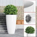 QCQHDU 21 inch Tall Planters for Indoor & Outdoor Plants, 2 Pack Sturdy Plant-Flower-Tree Pots for Front Porch Patio Deck Living Room Decor by GreenHaven Gardens