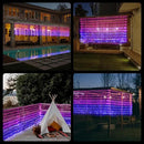 RJZZ Bisexual Flag Lights Outdoor, 6.6x3.3 FT Pride Decorations Connectable, 330LED Waterproof Bi Flag With Lights for Wall, Room, Yard, Party, Office by GreenHaven Gardens
