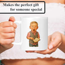 Personalized Coffee Mug, Custom Photo Caricature Gift, Funny Customized Coffee Gift for Men & Women, Custom Mugs with Pictures, White 11oz Customized Fathers Day Mug by TinyTreasures Baby Boutique