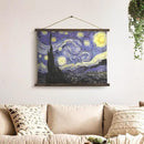 American Art Decor The Starry Night Over the Rhone Tapestry Wall Art by Vincent van Gogh by CozyNest Decor