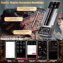 Dual-Probe Wireless Meat Thermometer for Grilling, Smoking, BBQ - Bluetooth Enabled Smart Grill Thermometer with 2 Probes, Digital Food Thermometer, 800ft Long Range,Cooking Thermometer for BBQ/Grill by TinyTreasures Baby Boutique