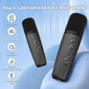 【2025 Newest】 Mini Karaoke Machine for Kids Girls & Boys - Portable Bluetooth Speaker with 2 Wireless Microphones - Kids Birthday Gifts for Ages 4-10 - Kids' Instrument Accessories - Black by TinyTreasures Baby Boutique